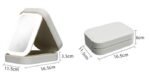 Joyero Porta Maquillaje Con Luz Led - Blanco - Imagen 2