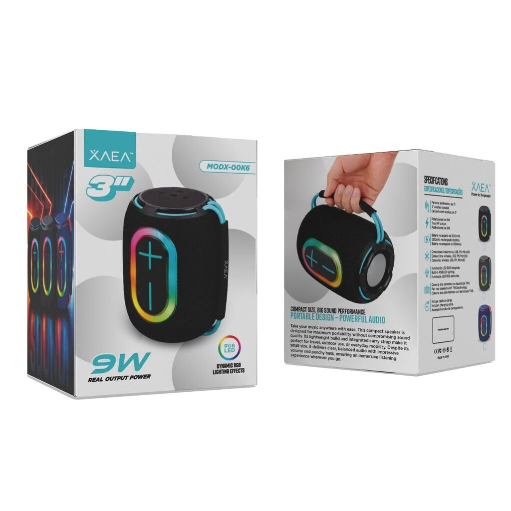 178480691401ed2e4d36b54cceedbdd16b849f534b.jpg Parlante 3 Pulgadas 8W MODX-00K6 – XAEA – Negro - Imagen 1
