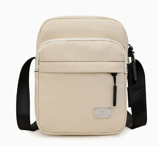 178517456014c3b3bf324556e30713d74634e5ef22.jpg Bolso Cuadrado Simil Cuero - Beige - Imagen 1