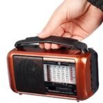 Radio Portable Retro Vintage  KTF - 1448  Rose Gold - Imagen 6