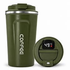 812427985_4584190288574348_2201261765171870091_n.jpg Vaso Térmico Coffee con Sensor 500ml. - Verde - Imagen 1