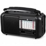 Radio Portable Retro Vintage  KTF - 1448  Black