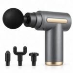 Pistola Masajeadora Muscular Recargable  - Gris