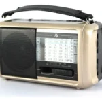 Radio Portable Retro Vintage  KTF - 1448  Brown Gold