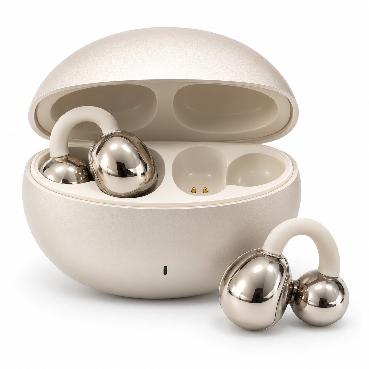 WhatsApp Image 2026-09-08 at 12.22.00 PM Auricular TWS Femenino - Beige - Imagen 1