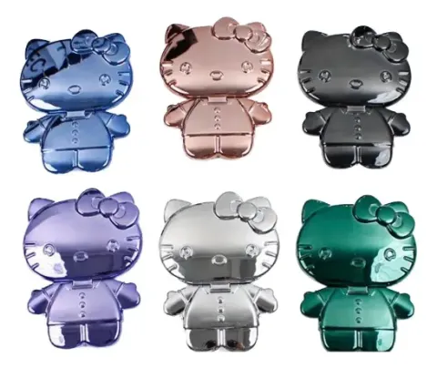 aad010.webp Anillo Adhesivo Kitty Liso Plateado - Imagen 1