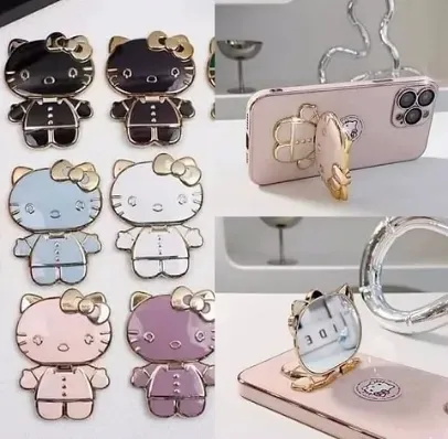 aad016.webp Anillo Adhesivo Kitty Textura Blanco - Imagen 1
