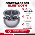 Auricular Bluetooth TWS Femenino Xaea - Gris - Imagen 3