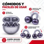 Auricular Bluetooth TWS Femenino Xaea - Gris - Imagen 4