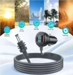Cargador 12V+Cable STtarlink Mini con Cable 5 MTS FSJ-089 MODV-00B0 - Imagen 2