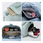 Mochila Bolso Deportiva Viaje Impermeable 30L- Verde - Imagen 2