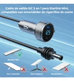 Cargador 12V+Cable STtarlink Mini con Cable 5 MTS FSJ-089 MODV-00B0 - Imagen 4