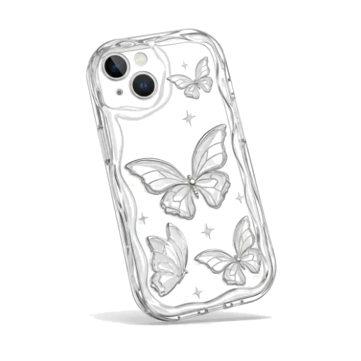case-crystal-diseno Funda Mariposas iPhone 17 Pro Max - Imagen 1